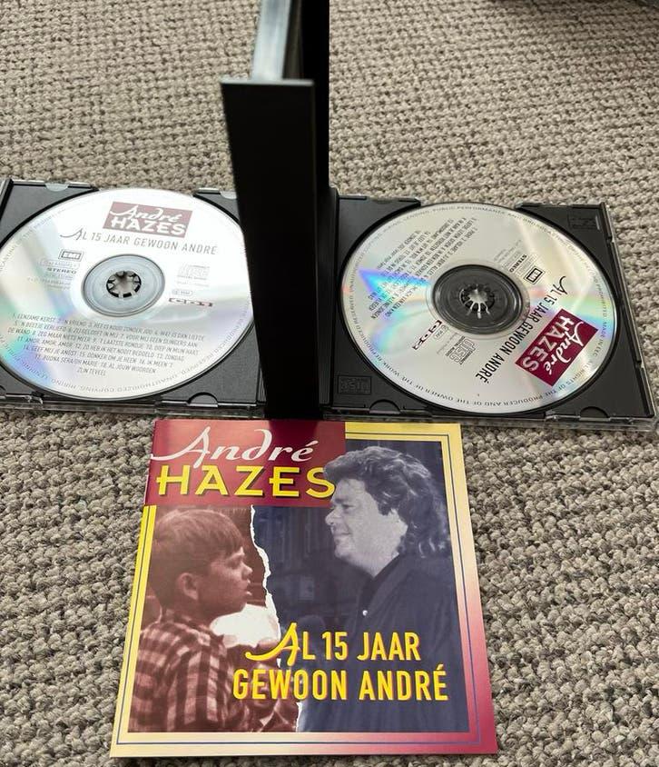 André Hazes - Al 15 Jaar Gewoon André (Dubbel CD), Ophalen of Verzenden, Zo goed als nieuw, Levenslied of Smartlap, Boxset