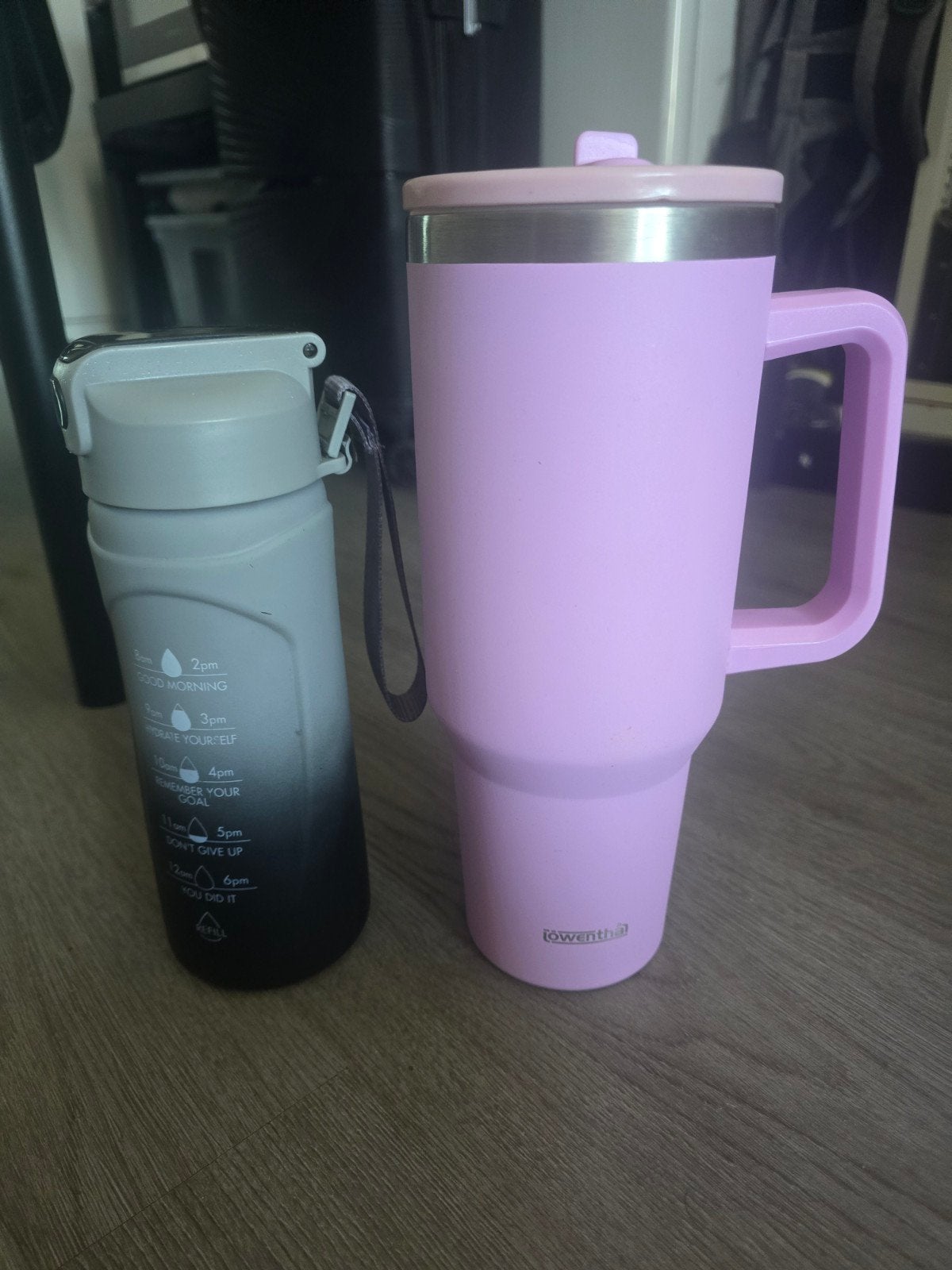 twee bidons, Ophalen