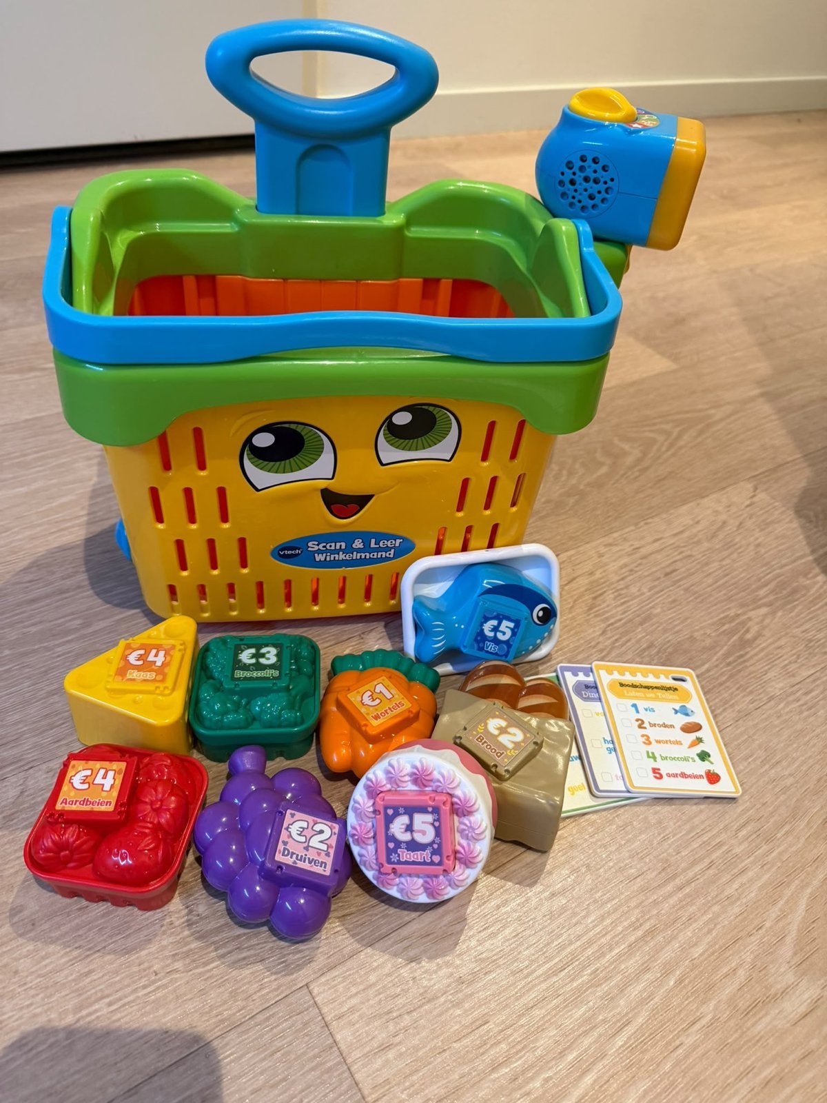 VTech Scan & Leer Winkelmand met accessoires, Ophalen, Gebruikt, Jongen of Meisje