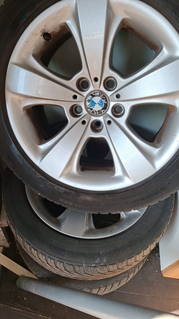BMW autobanden 225/50/17, Auto-onderdelen, Banden en Velgen, Ophalen, Overige, Gebruikt, Banden en Velgen