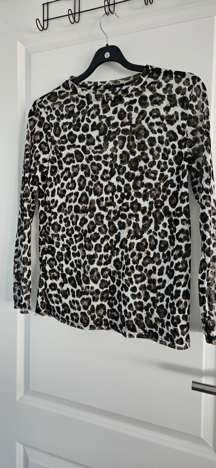 Leopard print mesh top, Meerkleurig, Nieuw, Ophalen of Verzenden, Onbekend