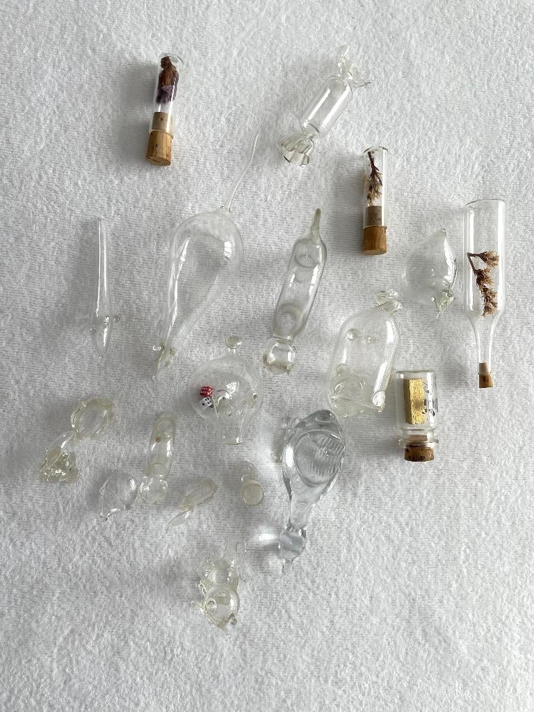 miniaturen in glas, Ophalen, Zo goed als nieuw, Poppenhuis