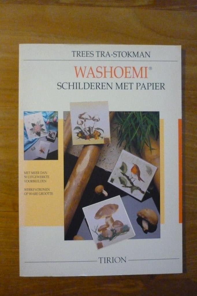 Trees Tra - Stokman '' WASHOEMI '' Schilderen met papier., Ophalen, Zo goed als nieuw, Overige onderwerpen, Trees Tra- Stokman