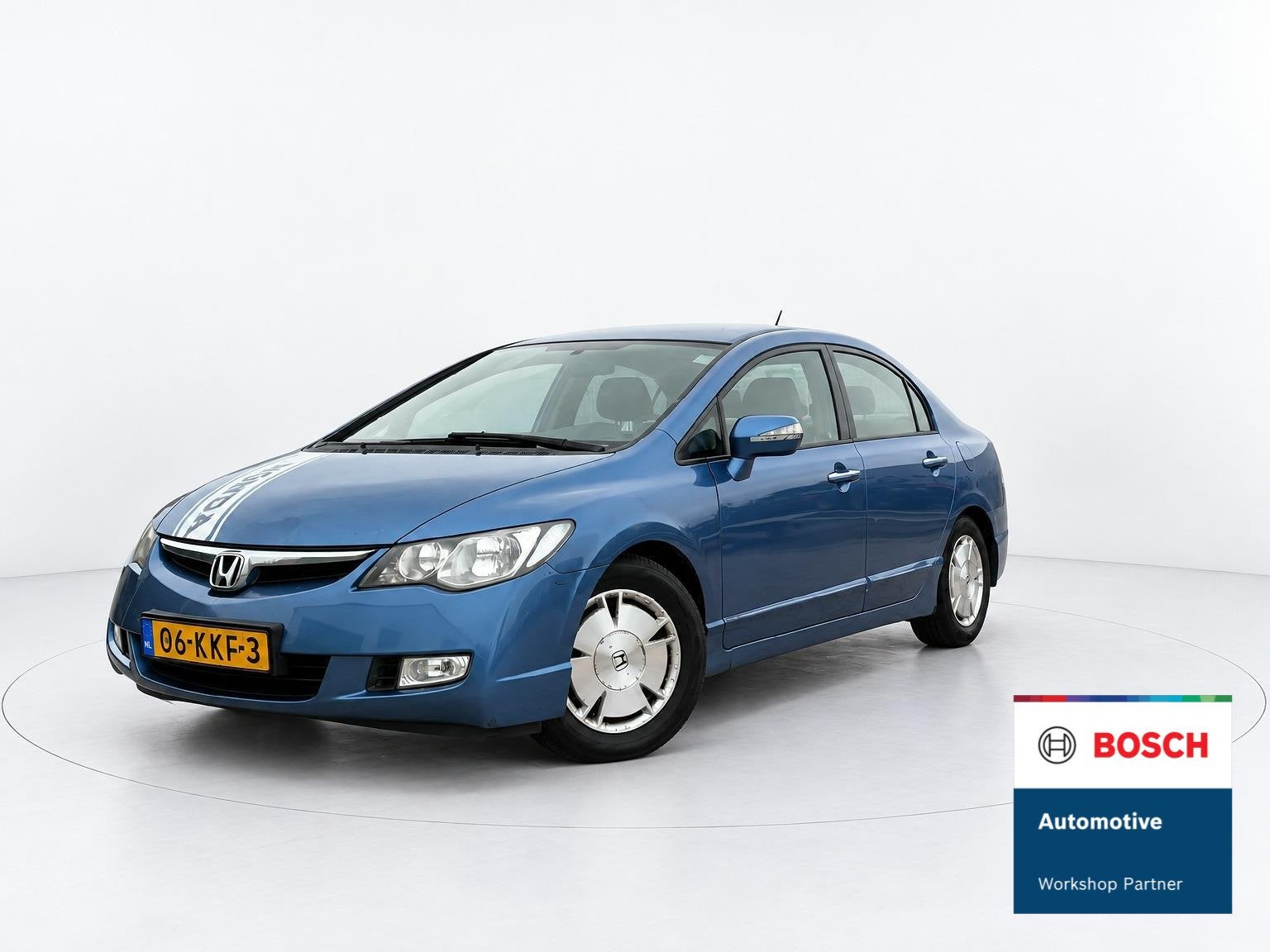Honda Civic 1.3 Hybrid STOELVERWARIMG - AUTOMAAT, Auto's, Stof, Gebruikt, 4 cilinders, Blauw