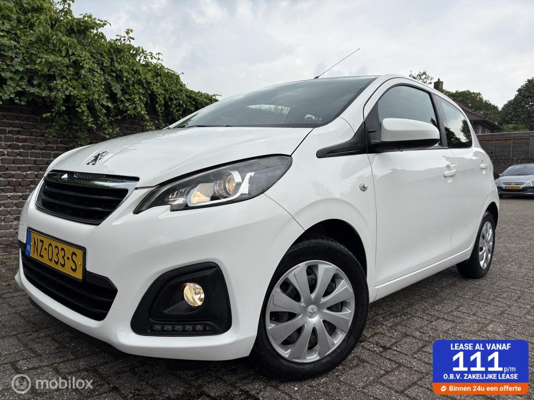 Peugeot 108 1.0 e-VTi Blue Lion AIRCO / Nieuwe APK, Voorwielaandrijving, Stof, Gebruikt, 4 stoelen