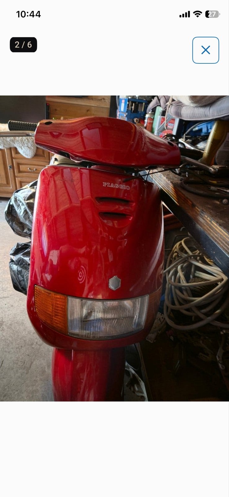 Piaggio Sfera 125cc - Start niet, voor onderdelen/opknap, Fietsen en Brommers, Gebruikt, Overige modellen, Maximaal 45 km/u, Ophalen of Verzenden