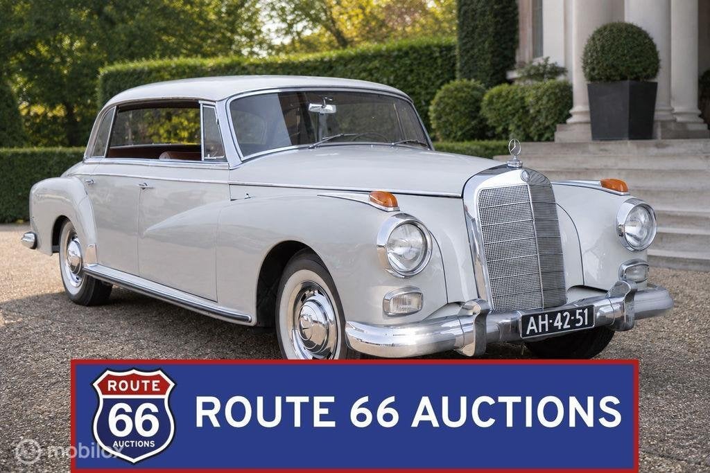 Mercedes-Benz 300 Adenauer | 1961 | Route 66 Auctions, Auto's, Overige carrosserieën, Zwart, Mercedes-Benz, Bedrijf