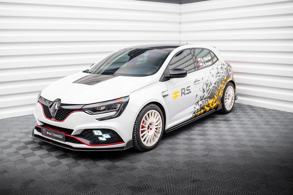 Race Voorlip sideskirt diffuser - Renault Megane RS 18-20, Auto diversen, Tuning en Styling, Ophalen of Verzenden