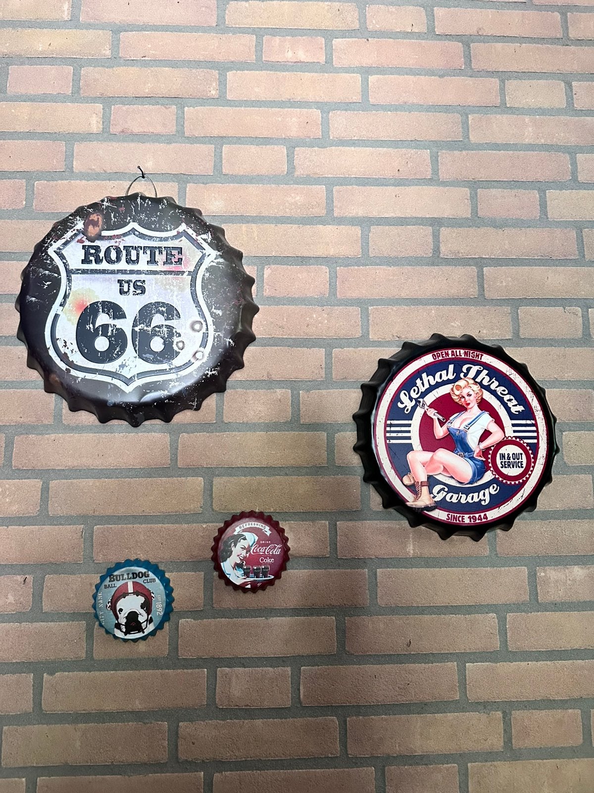 Set wandborden voor bijv mancave, Industrieel, Ophalen of Verzenden, Zo goed als nieuw