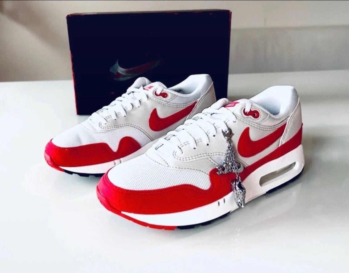 Nike Air Max 1 '86 OG 'Big Bubble' Sport Rood, Ophalen, Wit, Nieuw, Sneakers of Gympen