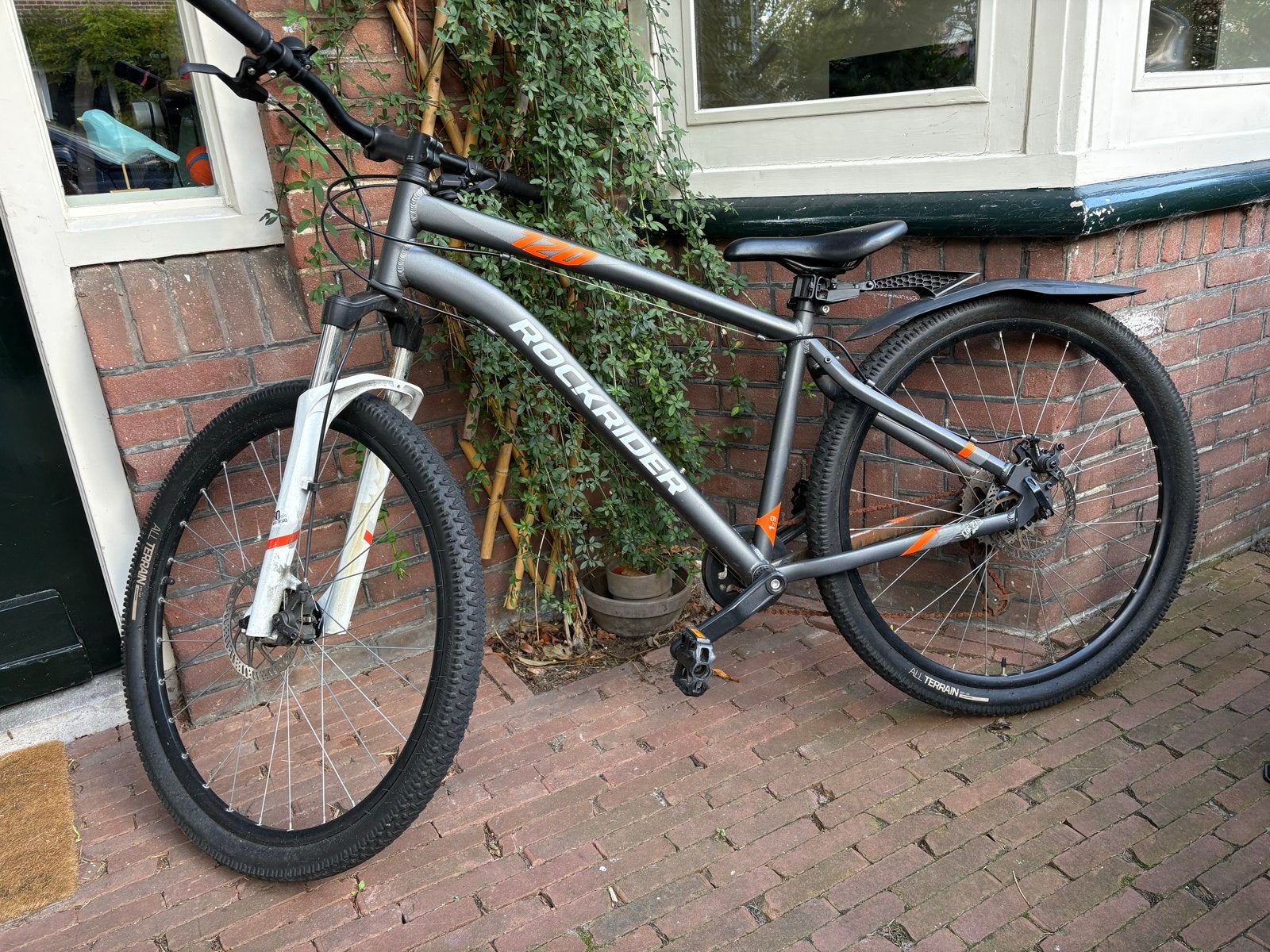 Jongensfiets Rockrider Mountainbike 27,5 inch, Fietsen en Brommers, Gebruikt, Hardtail, Schijfrem, Ophalen