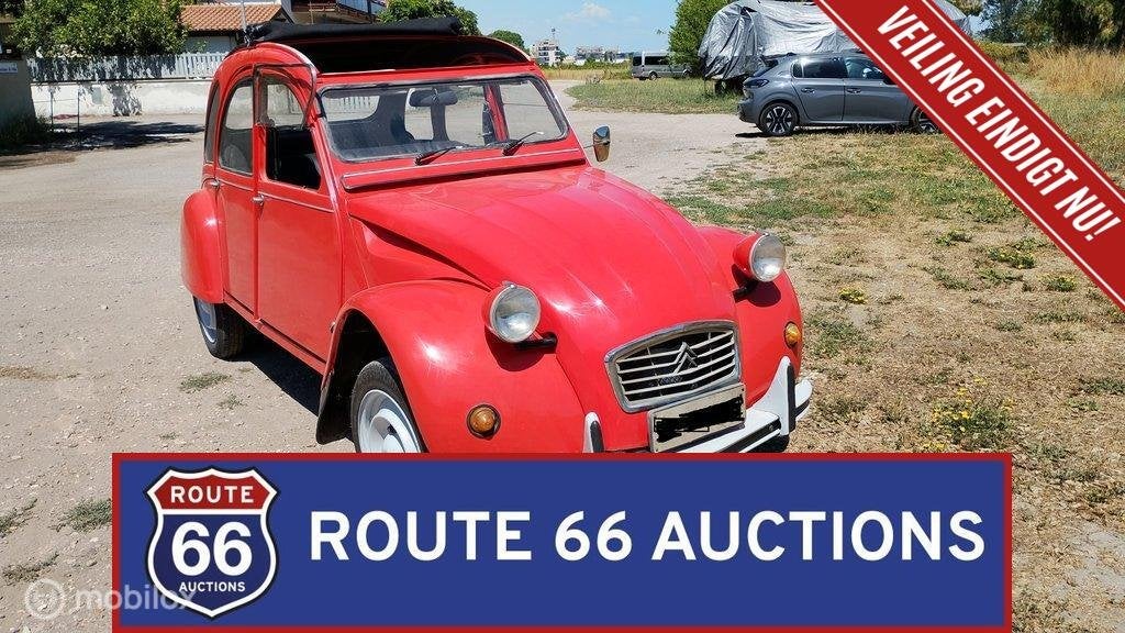 Citroën 2CV6 Special | 1983 | Route 66 Auctions, Auto's, Overige carrosserieën, Citroën, Zwart, Bedrijf