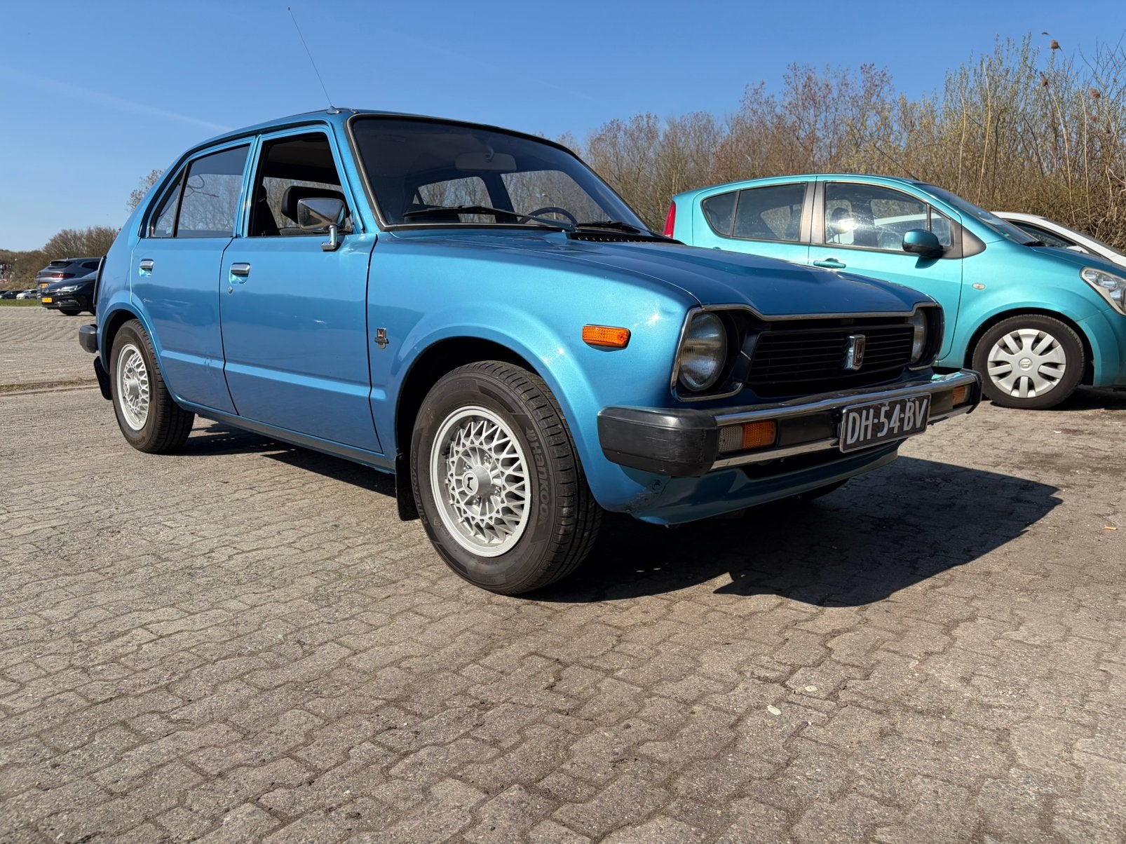 Honda Civic 1.2 Hondamatic 1978 Blauw 5-deurs met nieuwe APK, Auto's, Honda, Particulier, Civic, Lichtmetalen velgen, Mistlampen