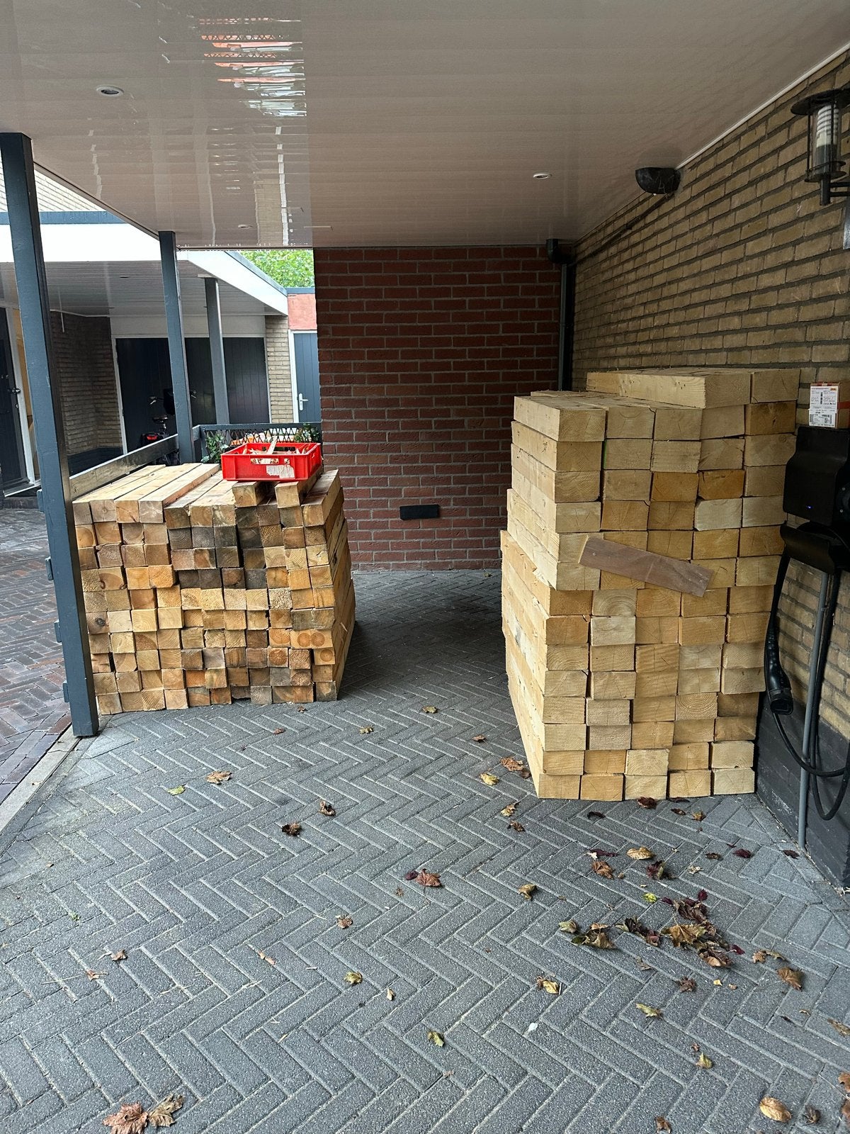 Houten balken voor open haard of vuurkorf, 3 tot 6 m³, Ophalen of Verzenden