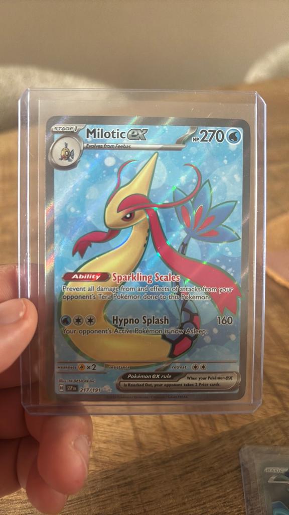 Milotic EX 217/191, Hobby en Vrije tijd, Verzamelkaartspellen | Pokémon, Ophalen of Verzenden, Zo goed als nieuw