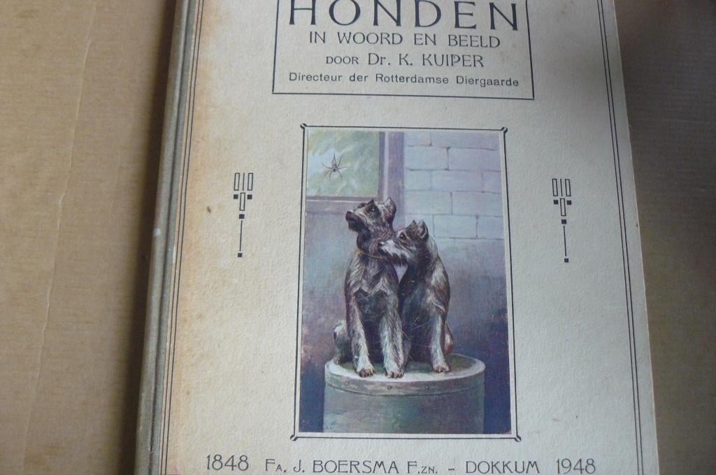 HONDEN IN WOORD EN BEELD / Boersma Dokkum, 1948 / K. Kuiper, Boeken, Prentenboeken en Plaatjesalbums, Ophalen of Verzenden, Gelezen