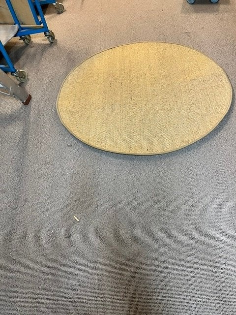 Karpet  sisal, Huis en Inrichting, Rond, Nieuw, Ophalen of Verzenden, Beige