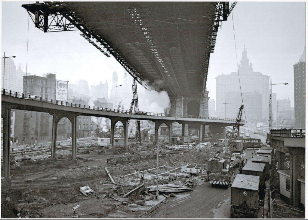 Evelyn Hofer - View from FDR Drive downtown, 1964, New York, Antiek en Kunst, Verzenden