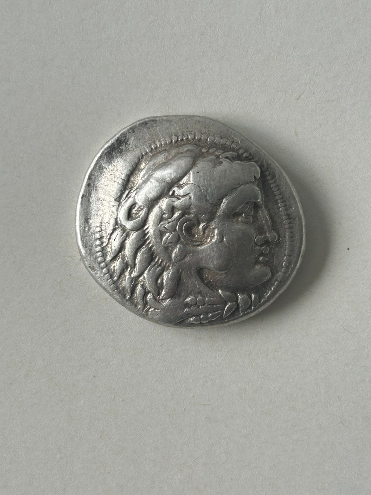 Tetradrachme Alexander de Grote (Philippus III), Ophalen of Verzenden, Overige landen, Losse munt, Zilver