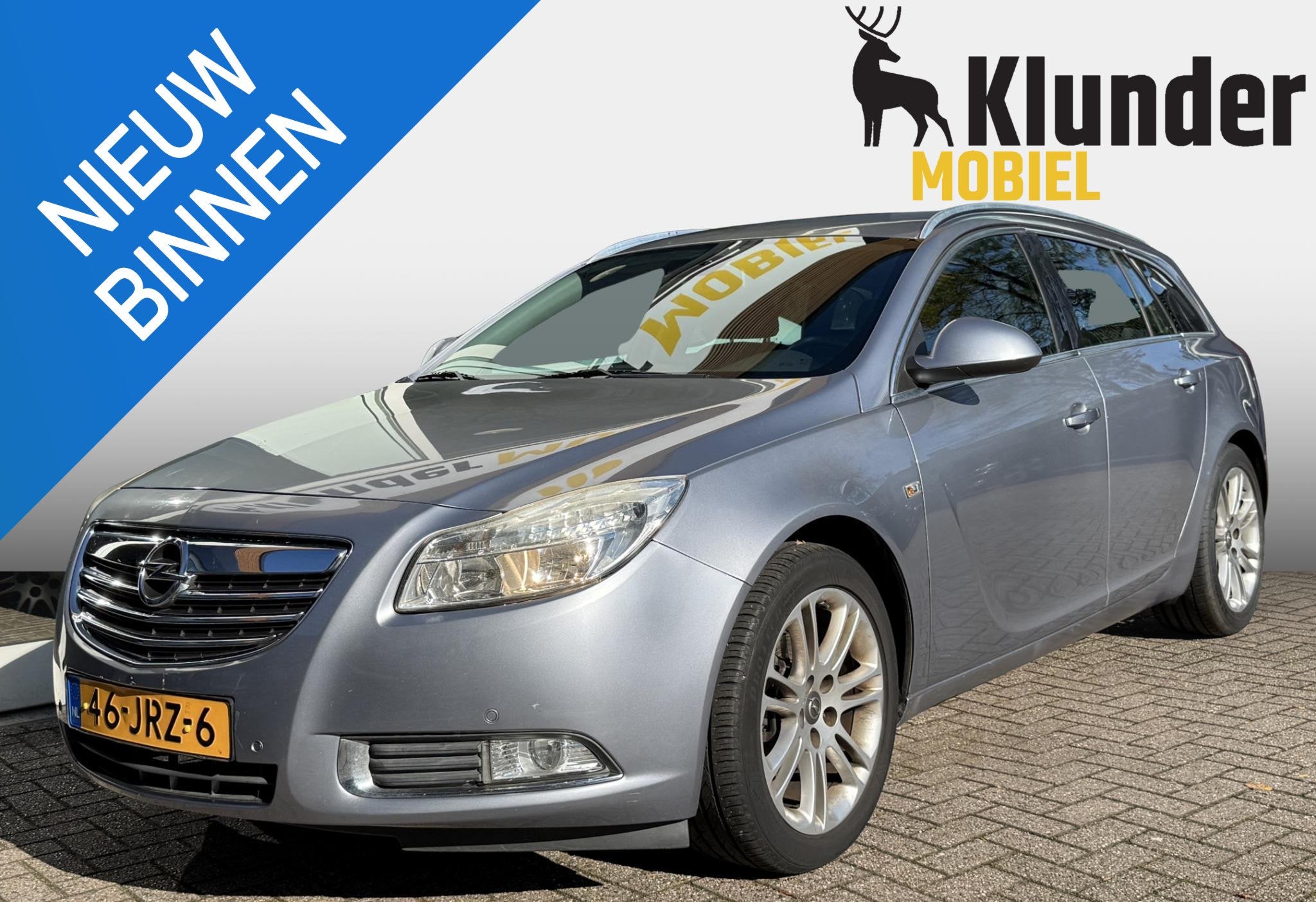 Opel Insignia Sports Tourer 1.8 Business, Auto's, Stof, Gebruikt, Zwart, 4 cilinders