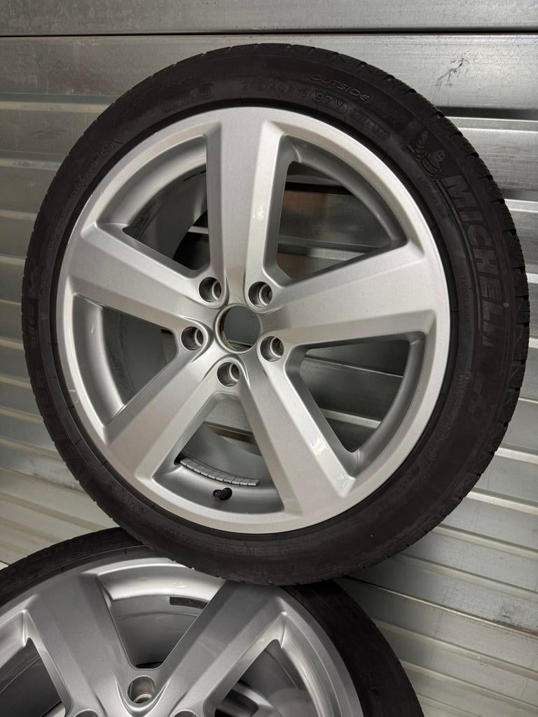18” Audi RS6 look set met 245/40R18 Michelin 5x112 ET47, Ophalen, 18 inch, Banden en Velgen, Personenwagen