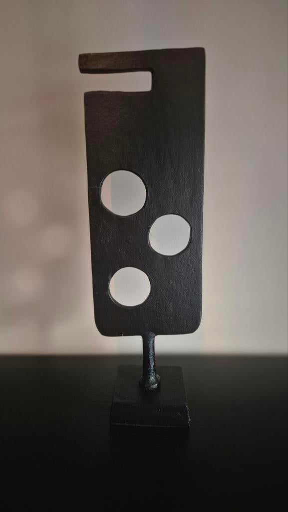 Zwart metalen ornament op voet van Lifestyle, Ophalen, Zwart, Zo goed als nieuw, Metaal
