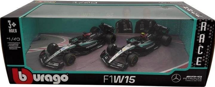 Bburago: F1 Mercedes AMG W15 Set 1:43, Overige merken, Auto, ., Nieuw