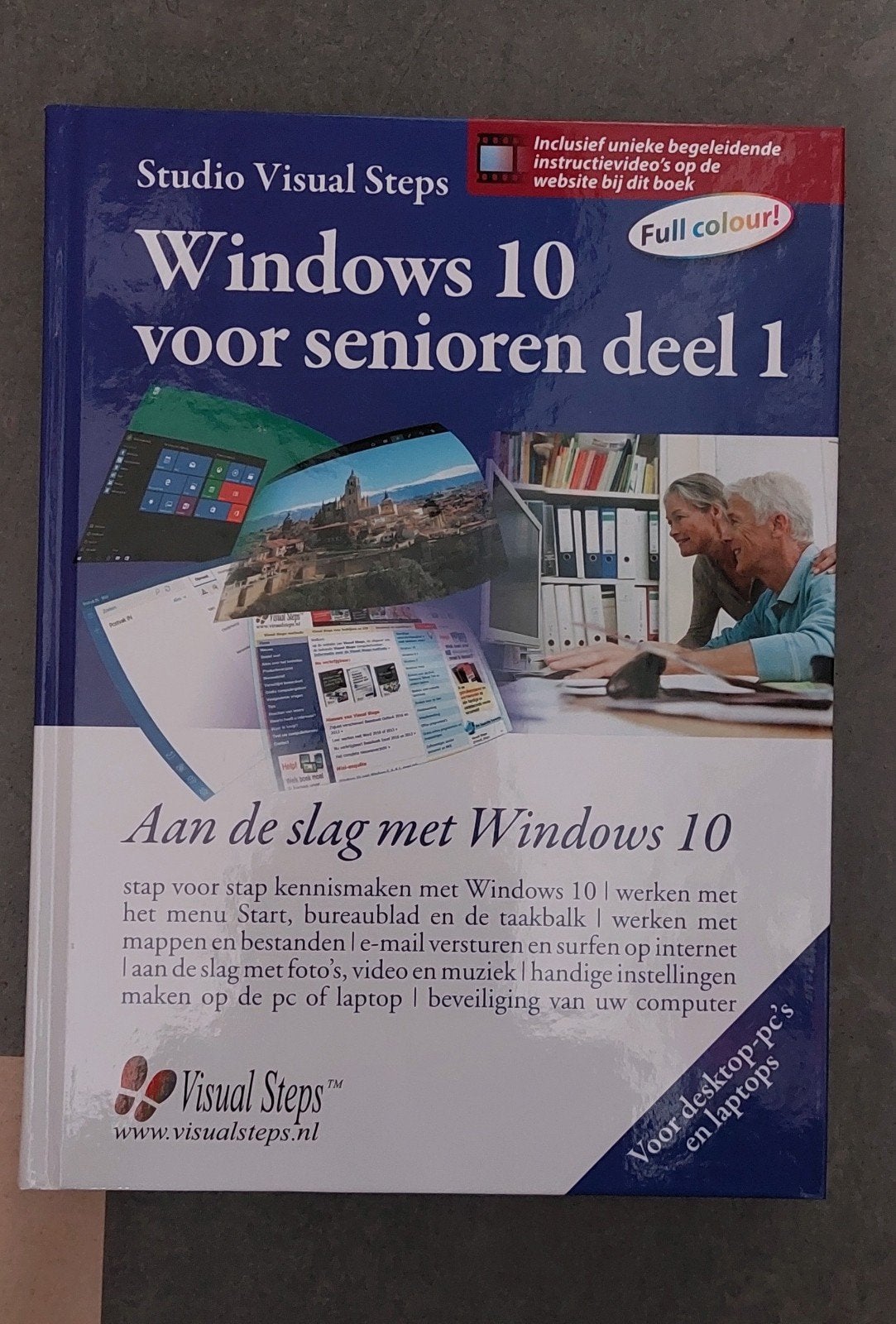 Windows 10 voor senioren deel 1 - Studio Visual Steps, Boeken, Besturingssystemen, Ophalen of Verzenden, Zo goed als nieuw, Studio Visual Steps