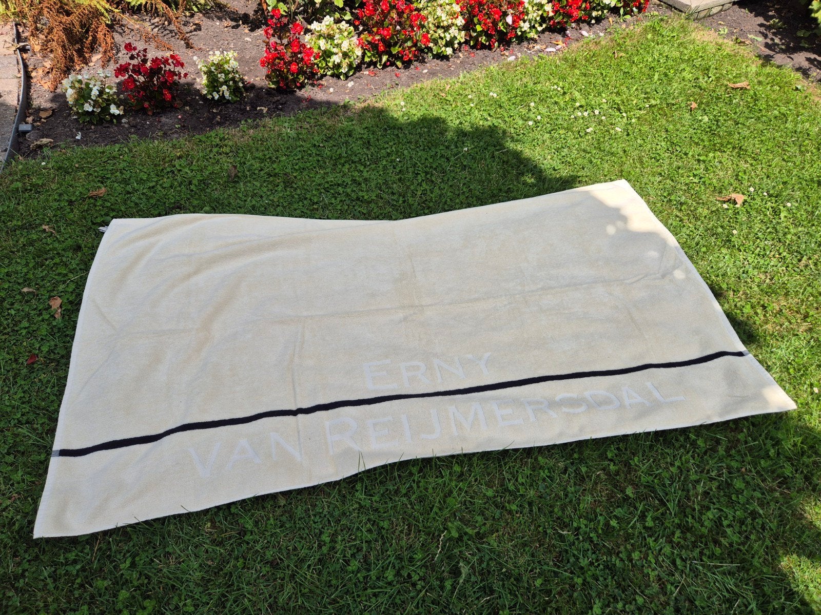 Erny van Reymersdal groot badlaken, nieuwstaat 175 x 97 cm, Badlaken, Ophalen of Verzenden, Zo goed als nieuw, Overige merken