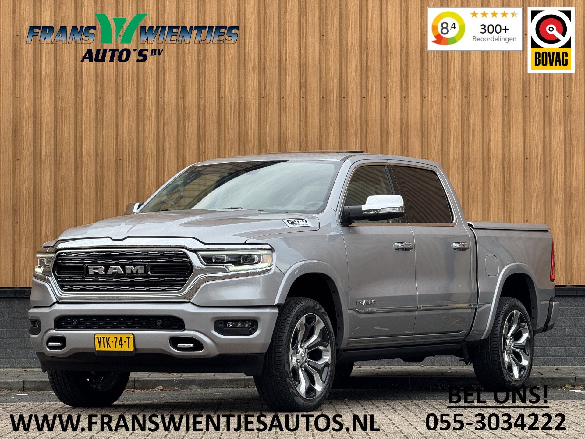 Dodge Ram 1500 5.7 V8 4x4 Crew Cab Limited | Luchtvering | L, Auto's, Automaat, Adaptive Cruise Control, Gebruikt, 5654 cc