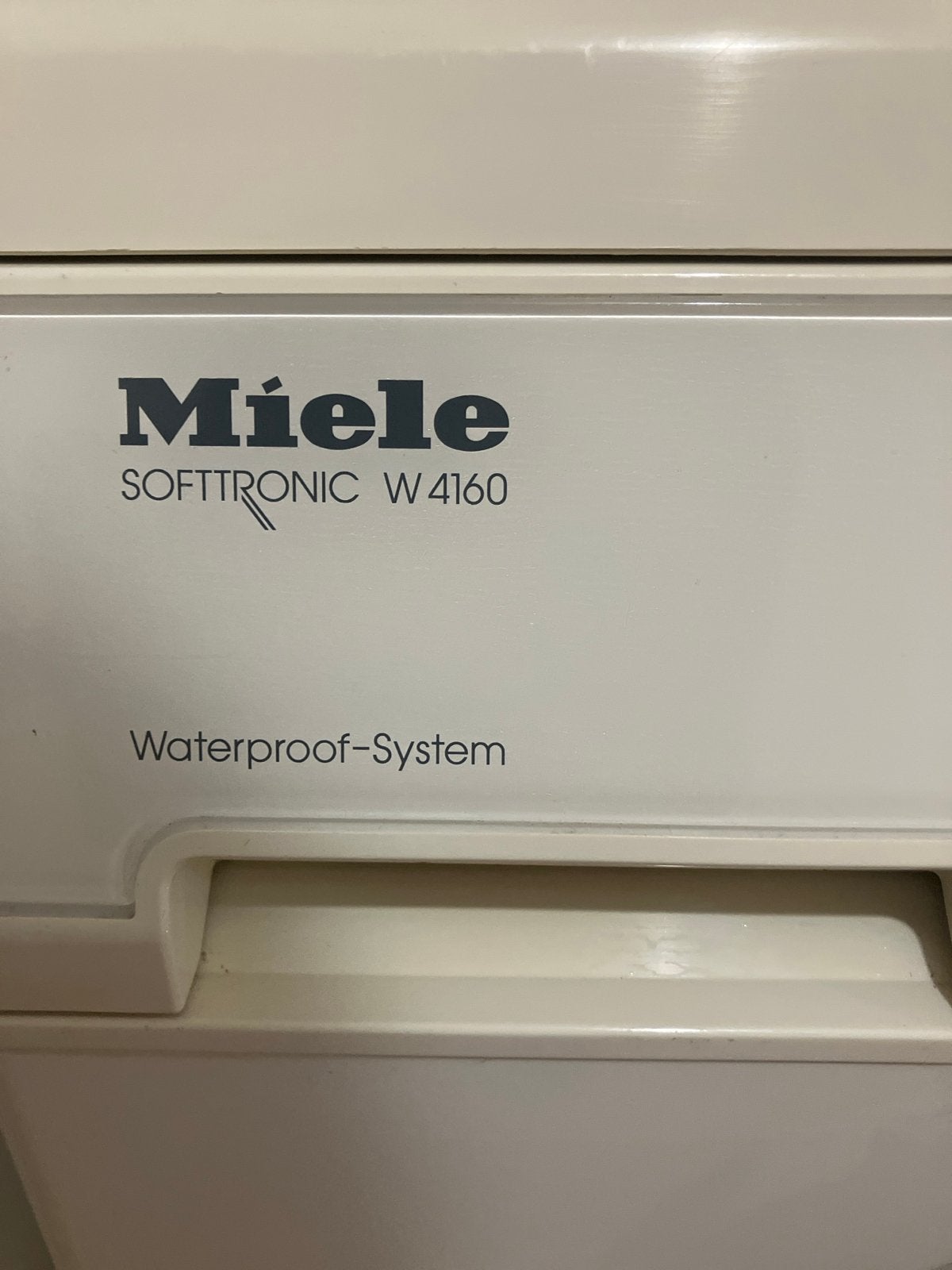 Miele Softtronic W 4160 Waterproof-System Wasmachine, Witgoed en Apparatuur, Wasmachines, Ophalen, Gebruikt, Voorlader, 85 tot 90 cm