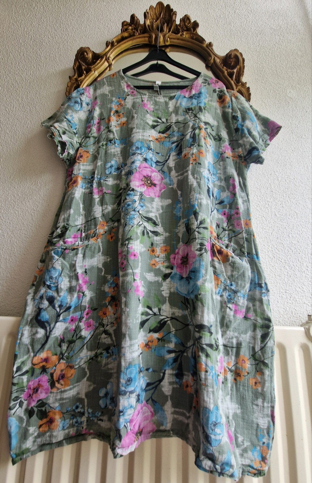 Als nieuw! New collection katoen kleuren ballon tuniek zakke, Overige kleuren, Blouse of Tuniek, Ophalen of Verzenden, Zo goed als nieuw