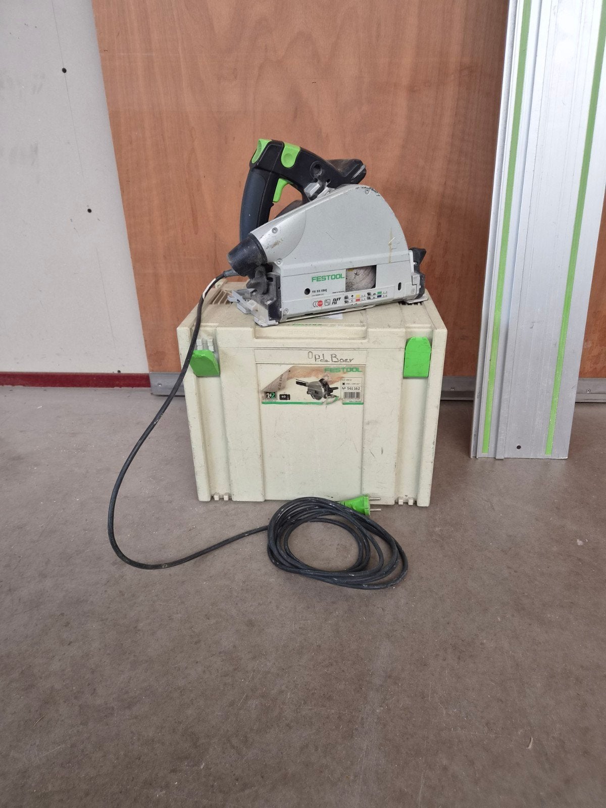 Festool invalzaag TS 55 EBQ-PLUS, Ophalen, Gebruikt, 150 tot 250 ampère, Overige typen