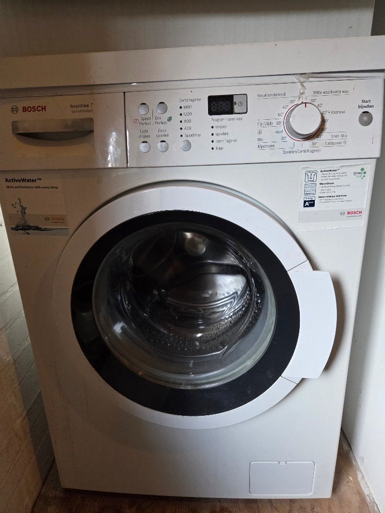 Bosch wasmachine, Witgoed en Apparatuur, Ophalen, Gebruikt, Energieklasse A of zuiniger, Voorlader