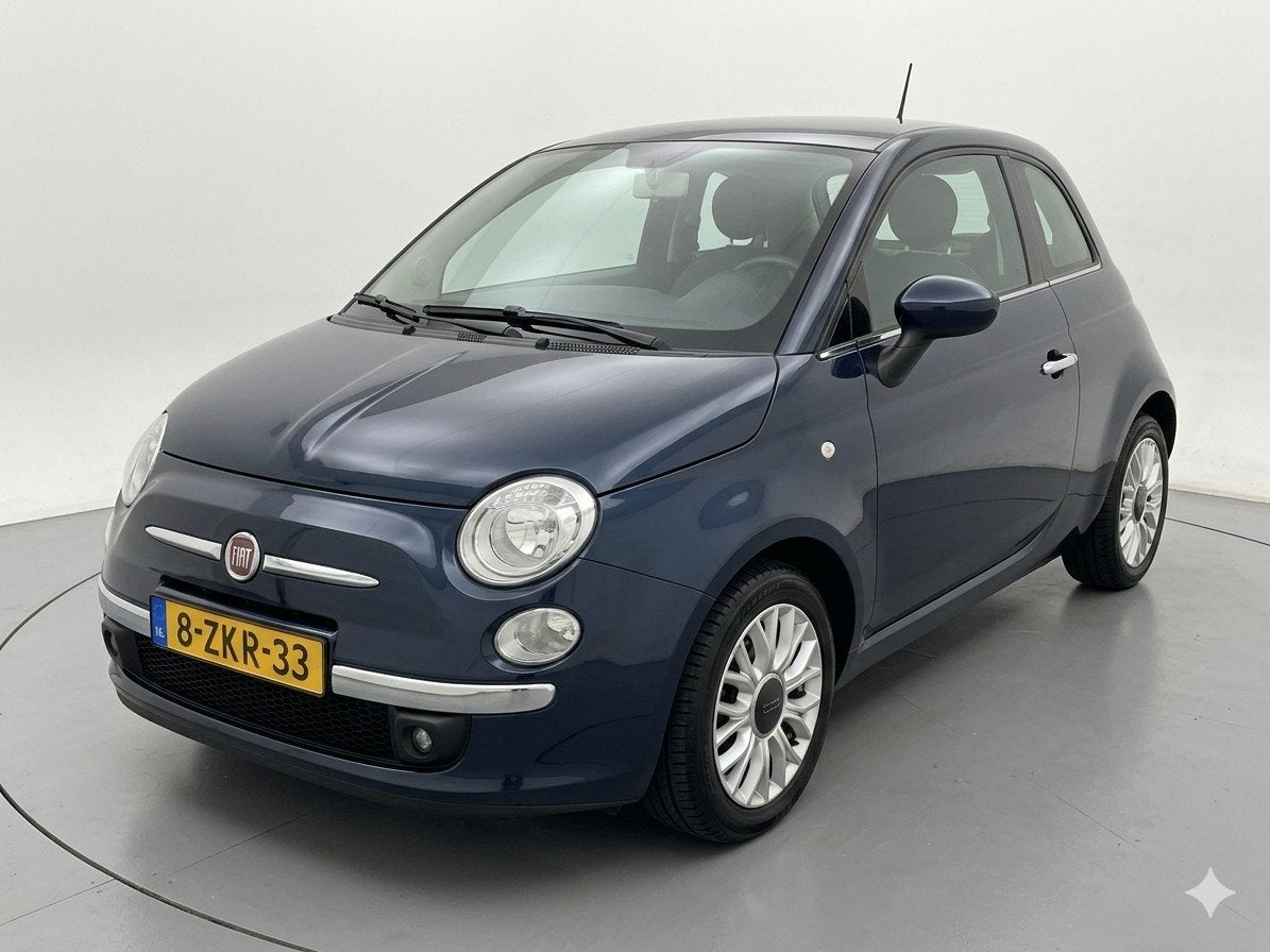 Fiat 500 0.9 TwinAir Turbo Lounge | NAP | Bluetooth | PANO |, Voorwielaandrijving, Stof, Gebruikt, Met garantie (alle)