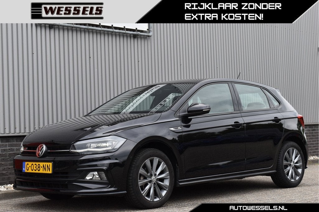 Volkswagen Polo 1.0 TSI R-line Automaat! Origineel NL Beats,, Auto's, Volkswagen, Bedrijf, Te koop, Polo, ABS, Adaptive Cruise Control