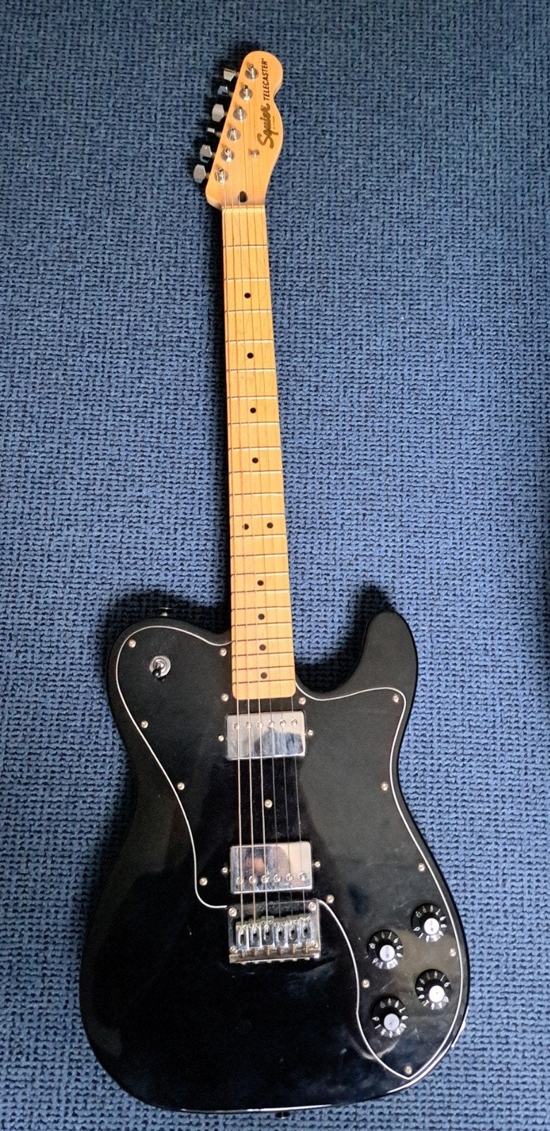 Squier by Fender Telecaster Elektrische Gitaar Zwart, Ophalen, Gebruikt, Solid body, Fender