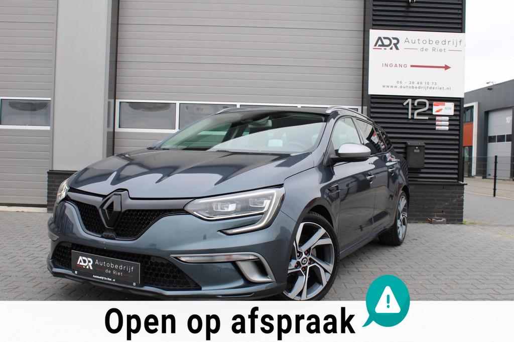 Renault Mégane Estate 1.6 TCe GT 4-CONTROL|HEADUP|NAVI|CAME, Gebruikt, Euro 6, 4 cilinders, Blauw