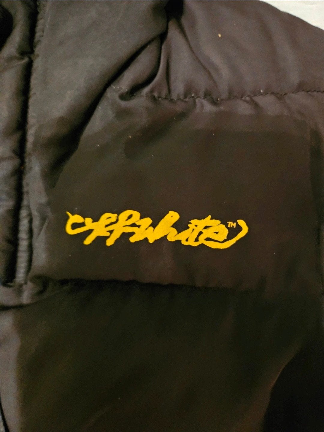 originele Offwhite Puffer Jas Maat 104 - Goede Staat, Ophalen of Verzenden, Zo goed als nieuw, Jongen, Jas
