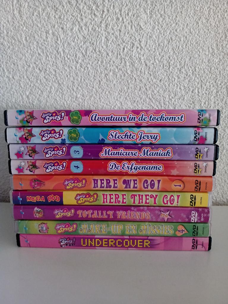 9 DVD’S van TOTALLY SPIES, Europees, Gebruikt, Tekenfilm, Ophalen of Verzenden
