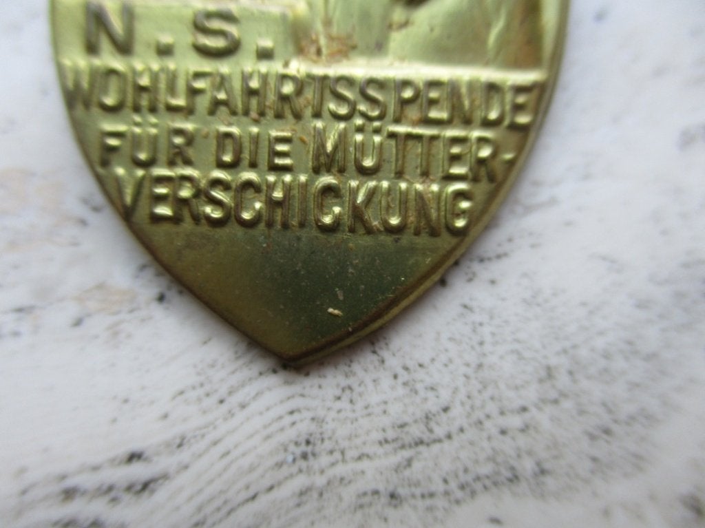 Tinnie Wohlfahrtsspende Abzeichen für die Mütterverschickung, Verzamelen, Verzenden, Landmacht, Duitsland, Lintje, Medaille of Wings