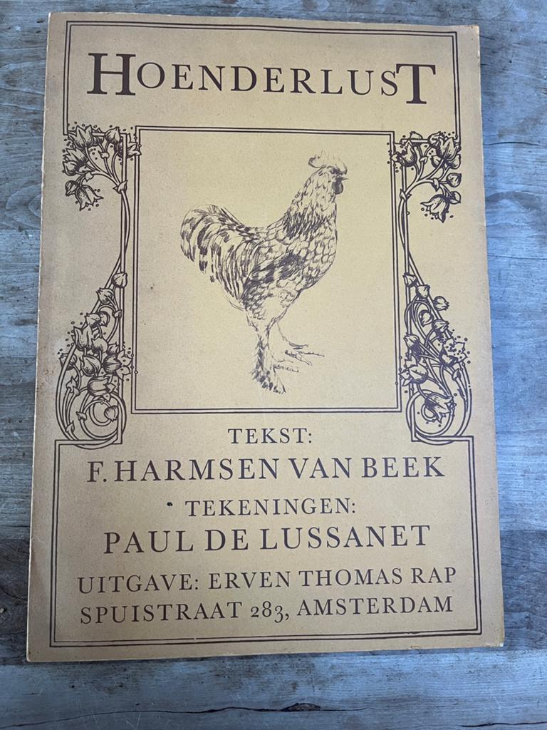 Hoenderlust, prachtige kippen tekeningen, Ophalen of Verzenden, Gelezen