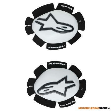Alpinestars GP Tech Knie Sliders, Wit-Zwart, Ophalen of Verzenden, Nieuw met kaartje