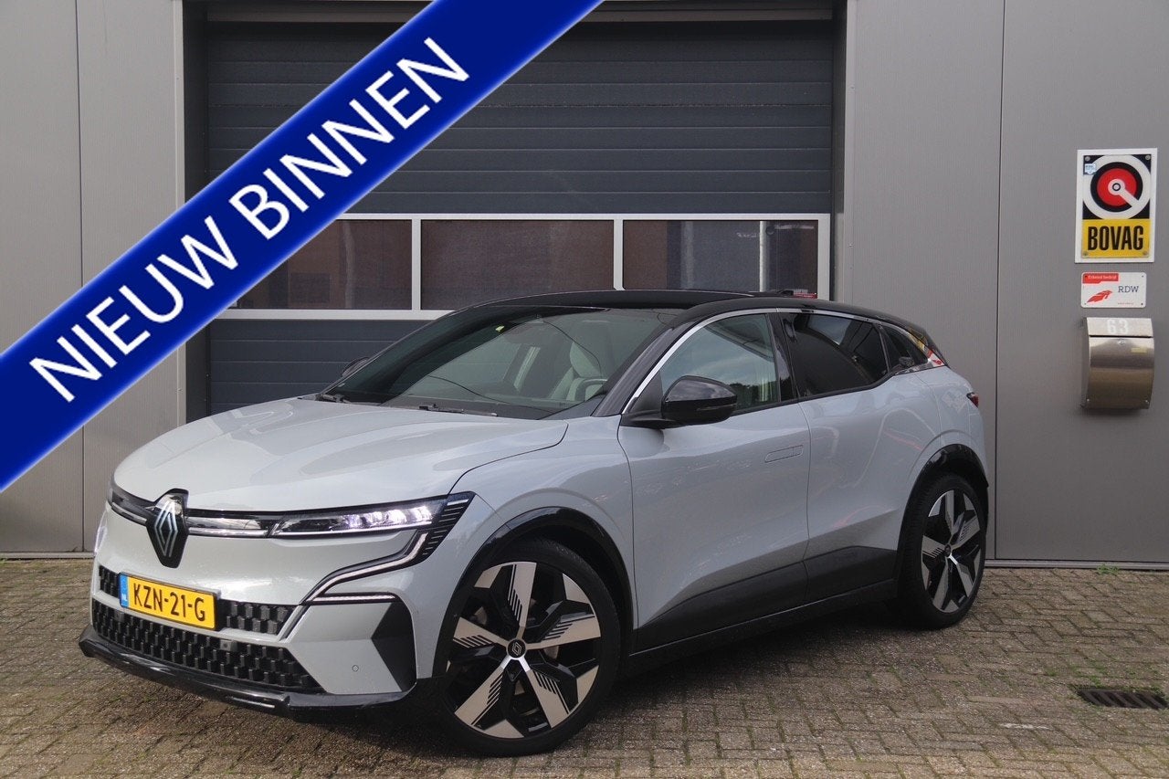 Renault Mégane E-Tech EV60 Optimum Charge Techno, Stoel & S, Dealer onderhouden, Leder en Stof, Grijs, 900 kg