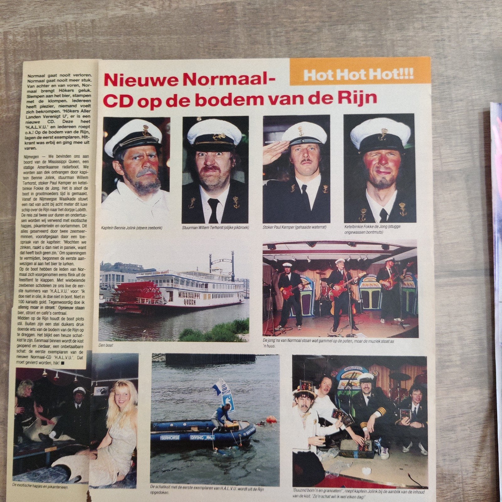 Band Normaal - Artikel - Knipsel -, Ophalen of Verzenden, 1980 tot heden, Knipsel(s)