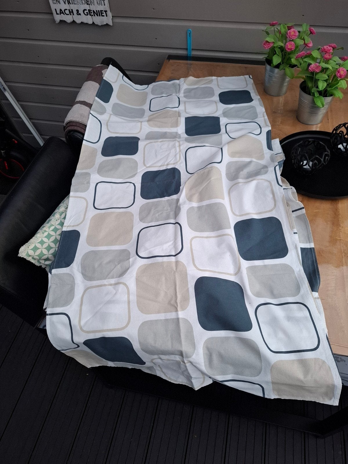 gordijnen voortent 10 stuks, Caravans en Kamperen, Ophalen of Verzenden, Gebruikt