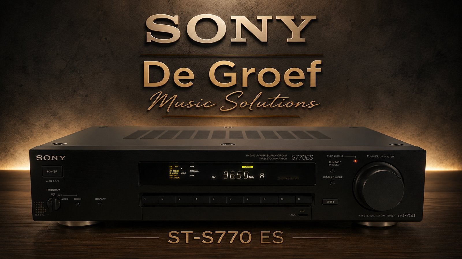 Sony ST-S770ES Tuner (top klasse), Ophalen of Verzenden, Zo goed als nieuw