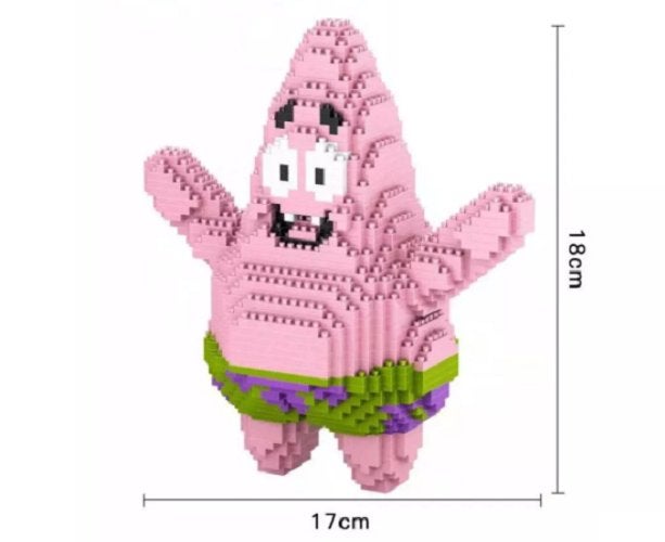 Nano Blocks Patrick Ster 1508 Stukjes - NIEUW, Overige merken, Nano Blocks, Onbekend, Nieuw