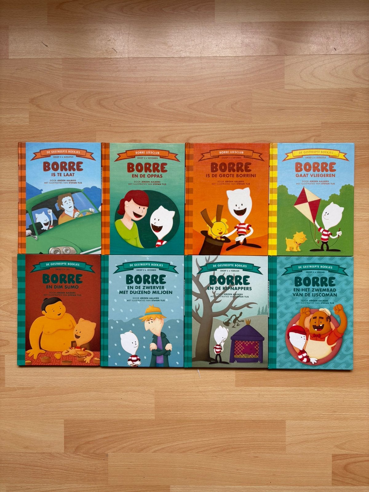 8 BORRE boekjes groep 2, 3 en 5 in nieuwstaat!!, Ophalen of Verzenden, Zo goed als nieuw, Fictie algemeen