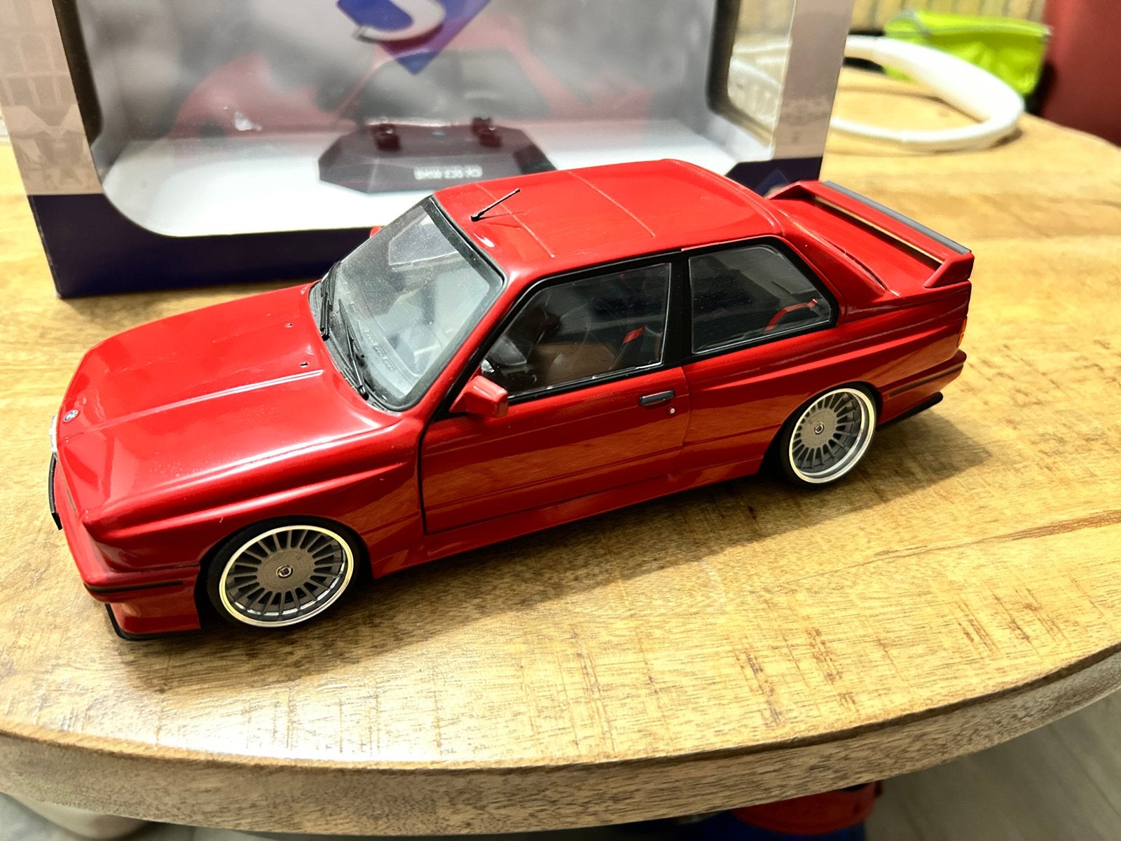 Solido BMW E30 M3 1986 1:18, Ophalen of Verzenden, Zo goed als nieuw, Auto, Solido